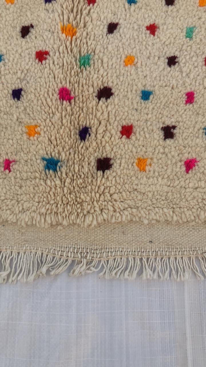 Rainbow knotted Rug